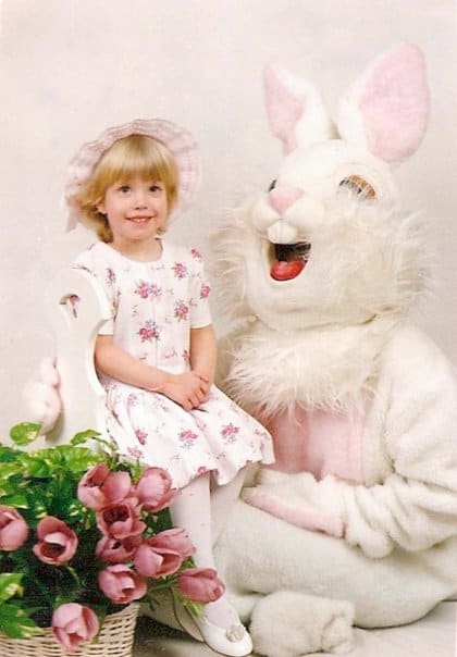 me and the Easter bunny