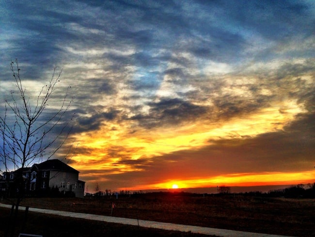 sunset washington dc