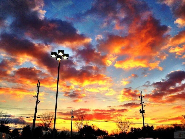 sunset washington dc