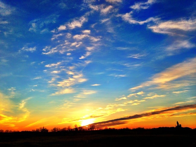 sunset washington dc