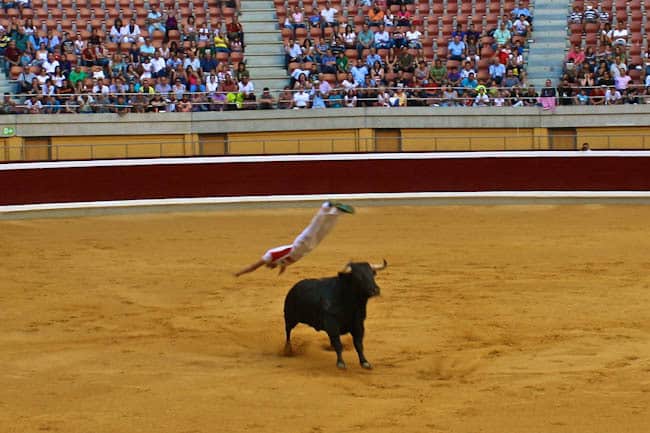 recortadores bullfighting spain