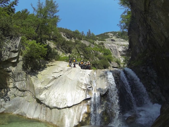 canyoning interlaken switzerland