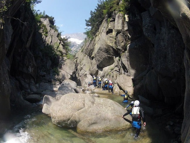 canyoning interlaken switzerland