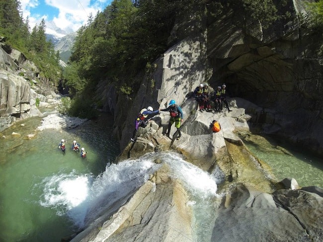 canyoning interlaken switzerland