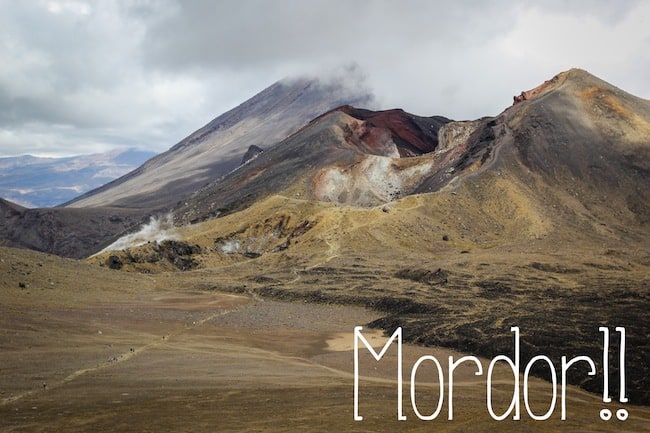 tongariro crossing mt doom