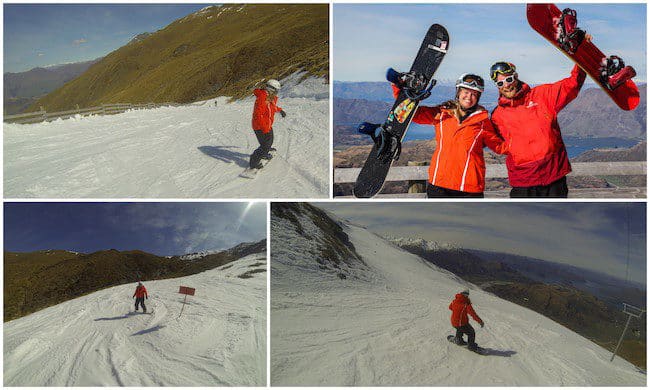 learn to snowboard New Zealand