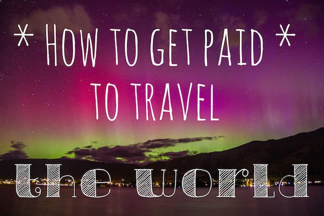 get paid to travel