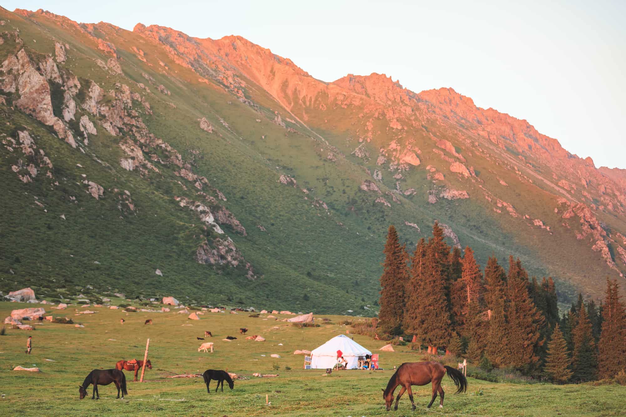 horse trekking in Kyrgyzstan