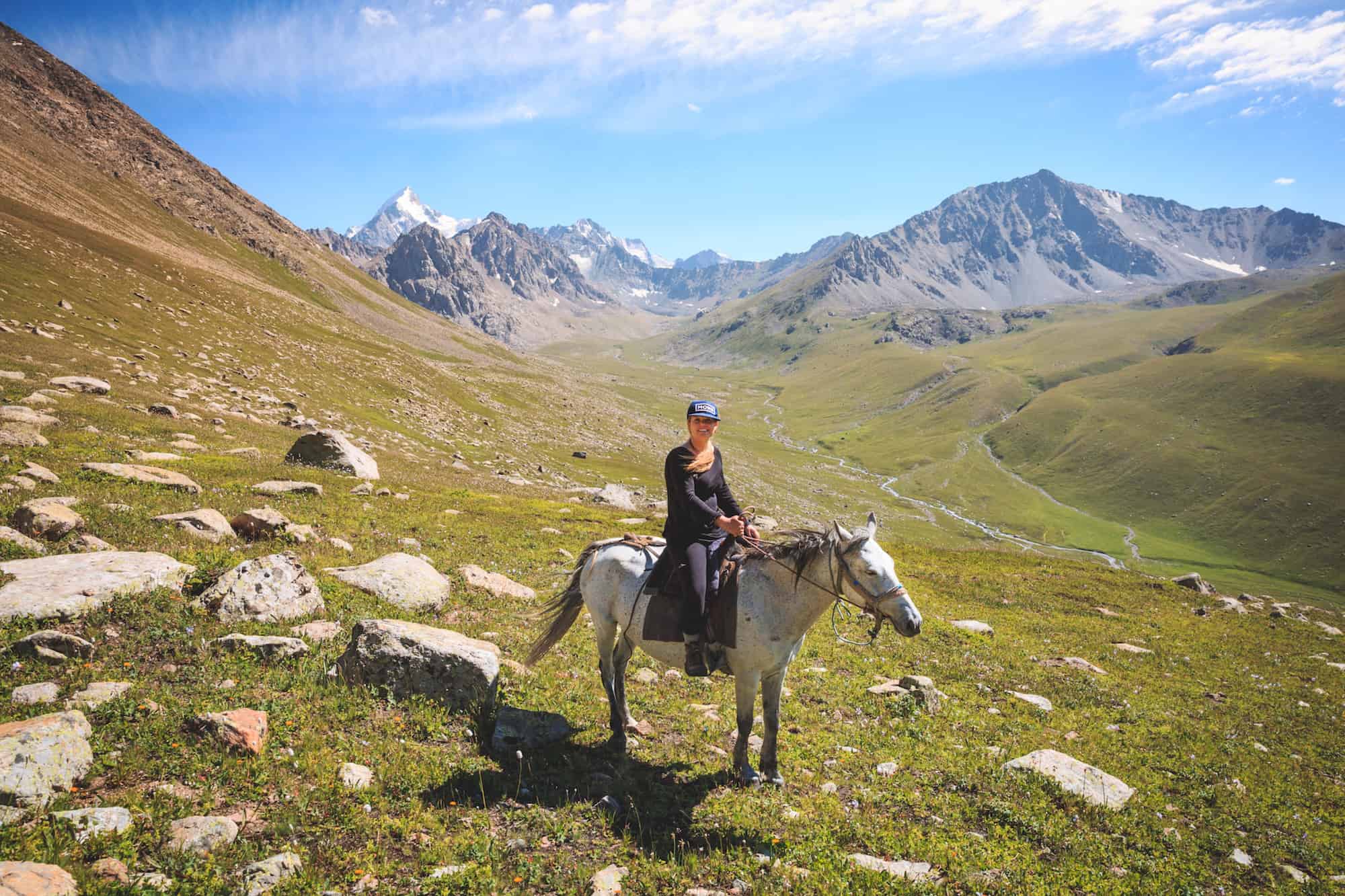 horse trekking in Kyrgyzstan
