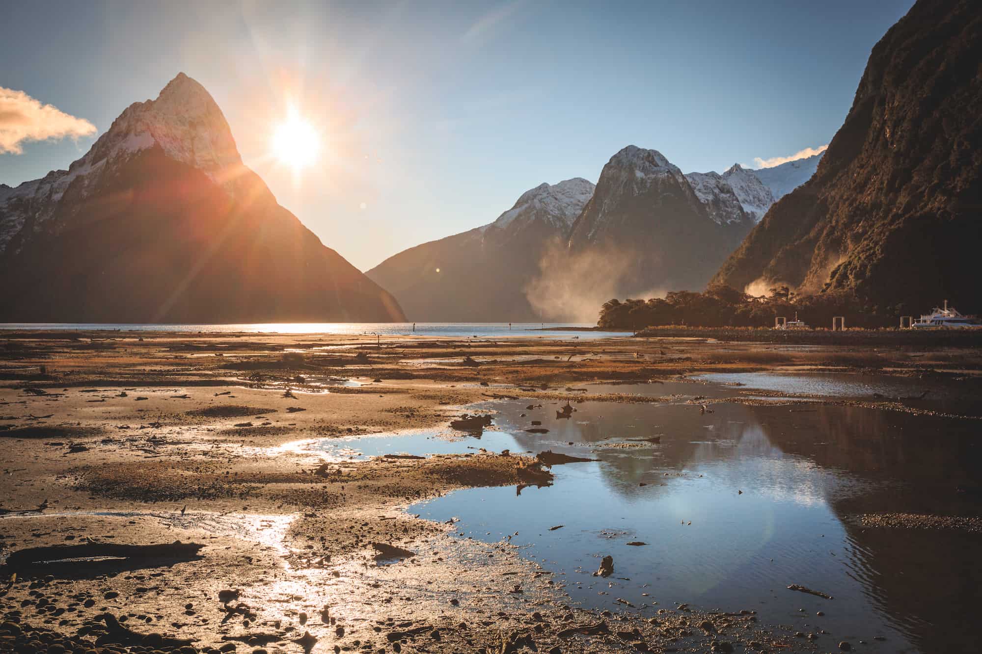 milford sound winter