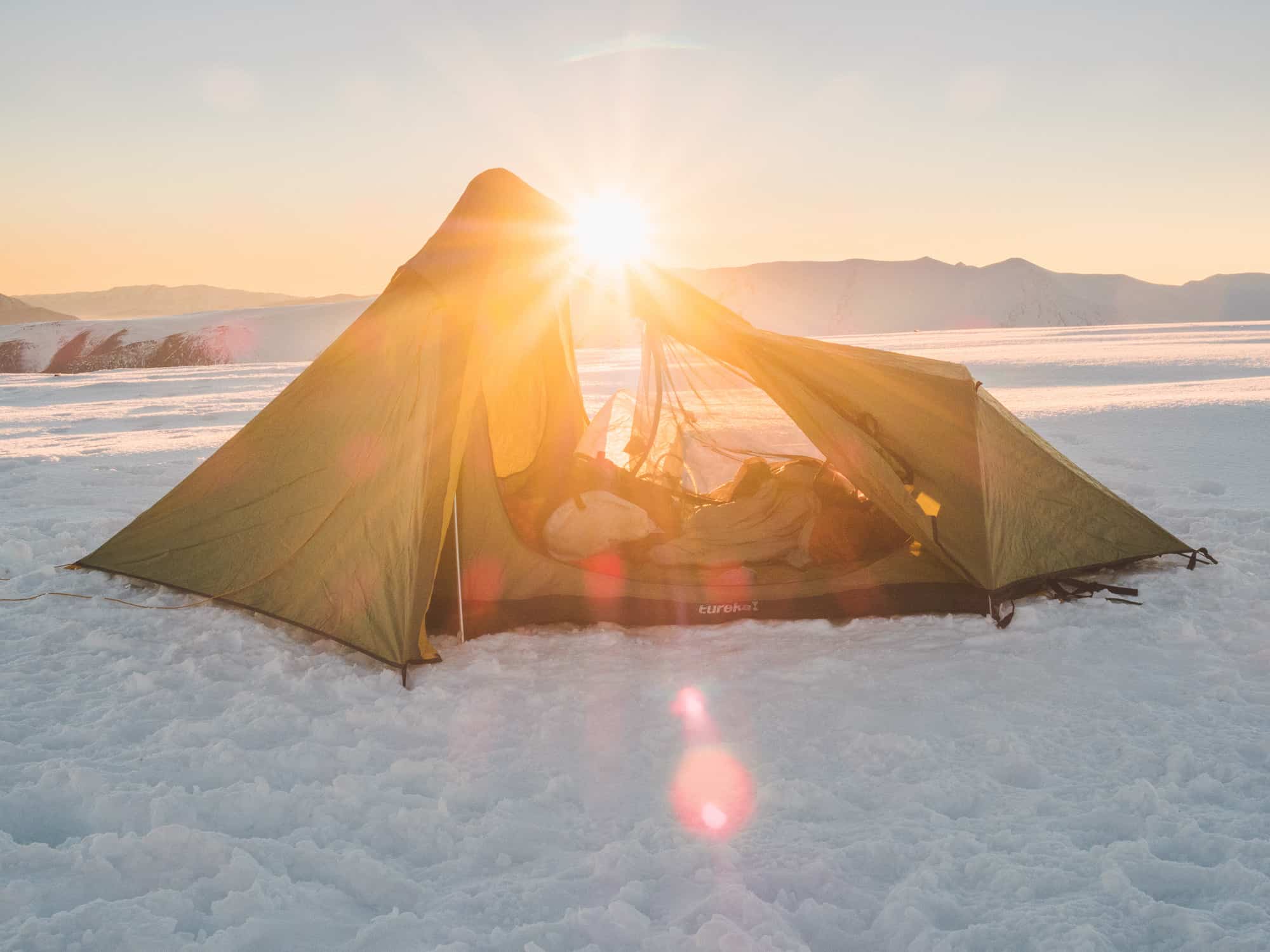 winter camping