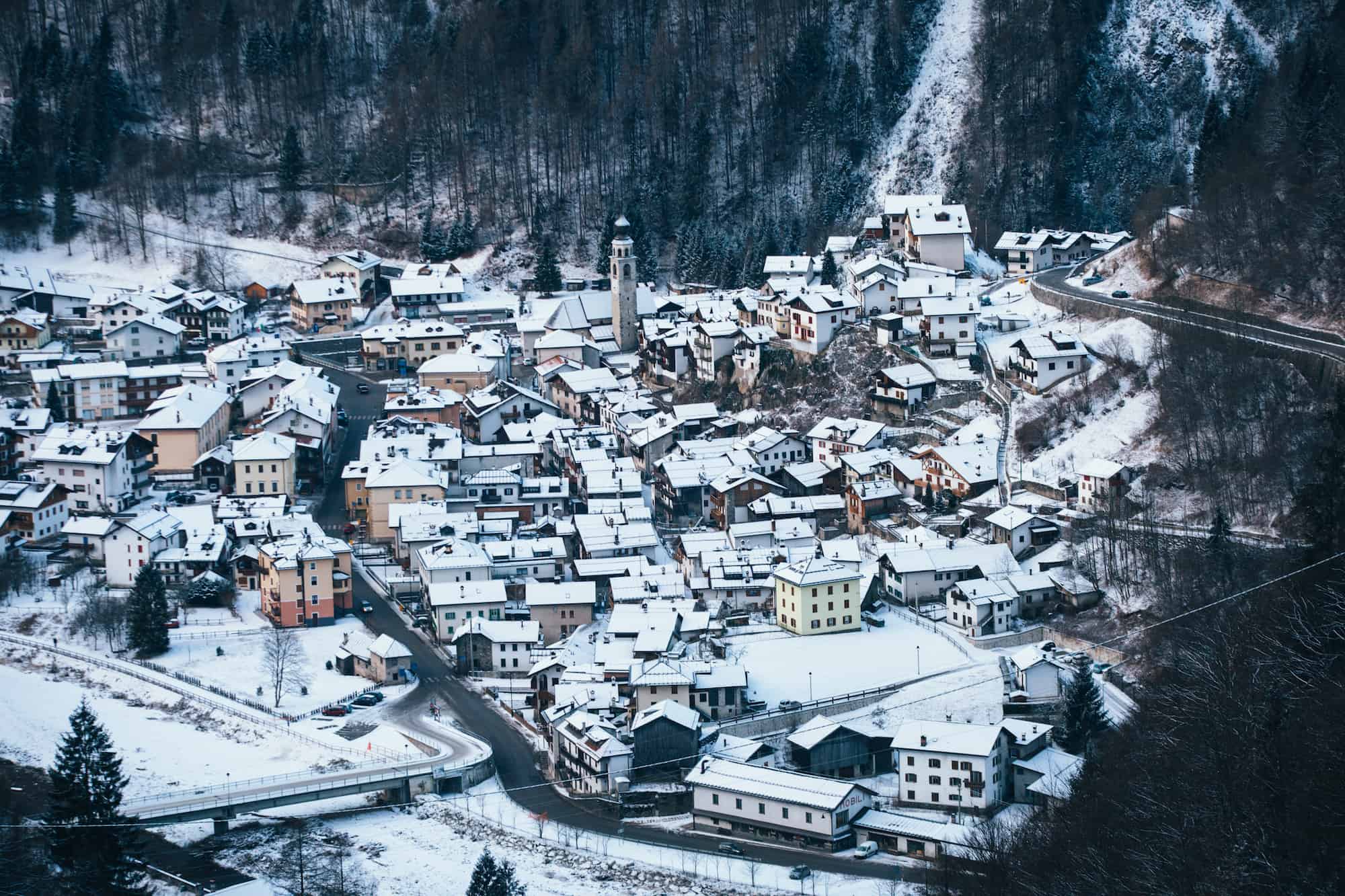 dolomites winter