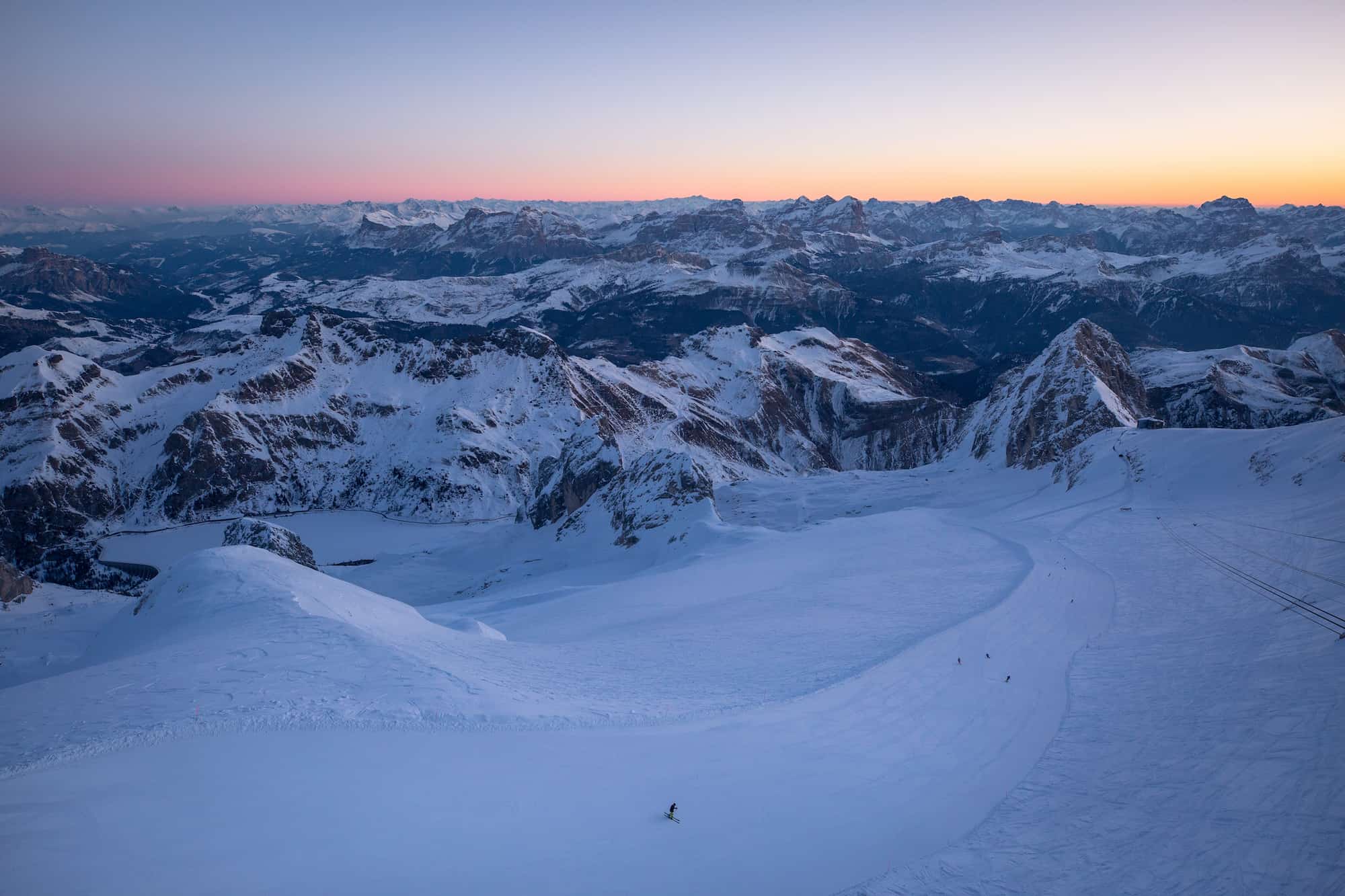 dolomites winter