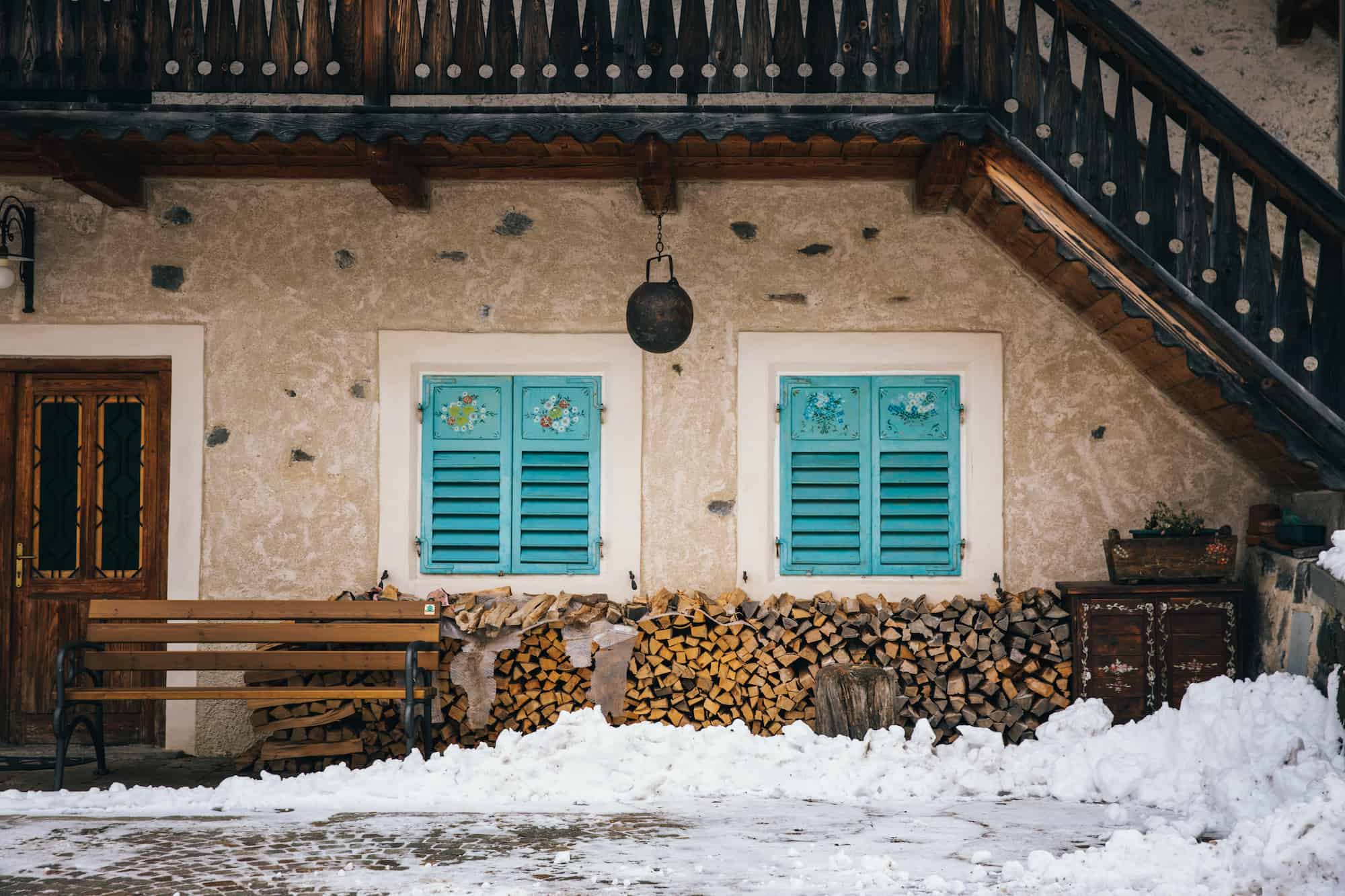 dolomites winter