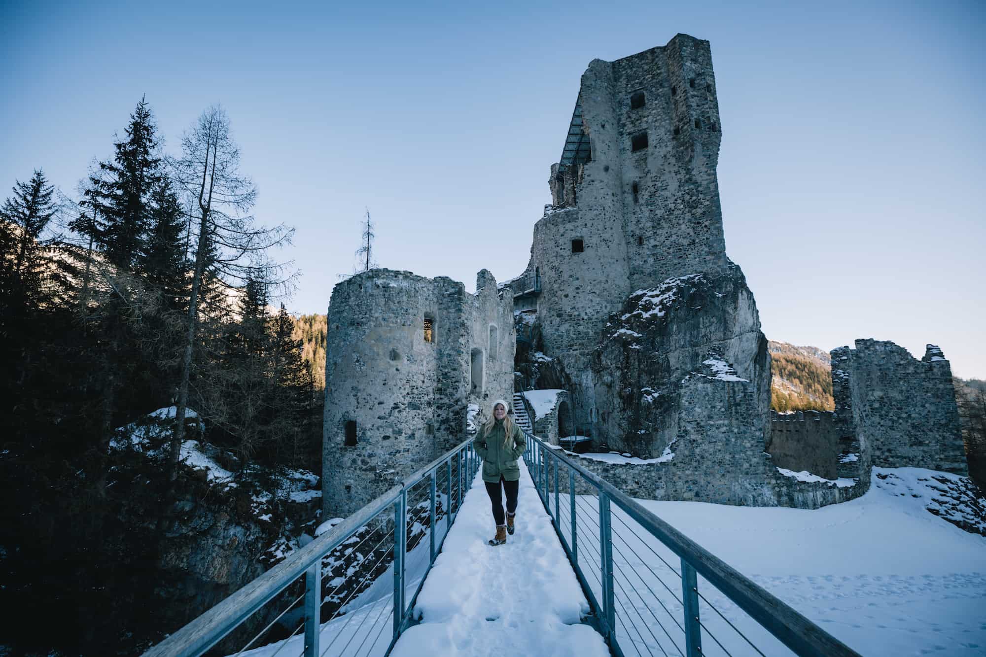 dolomites winter