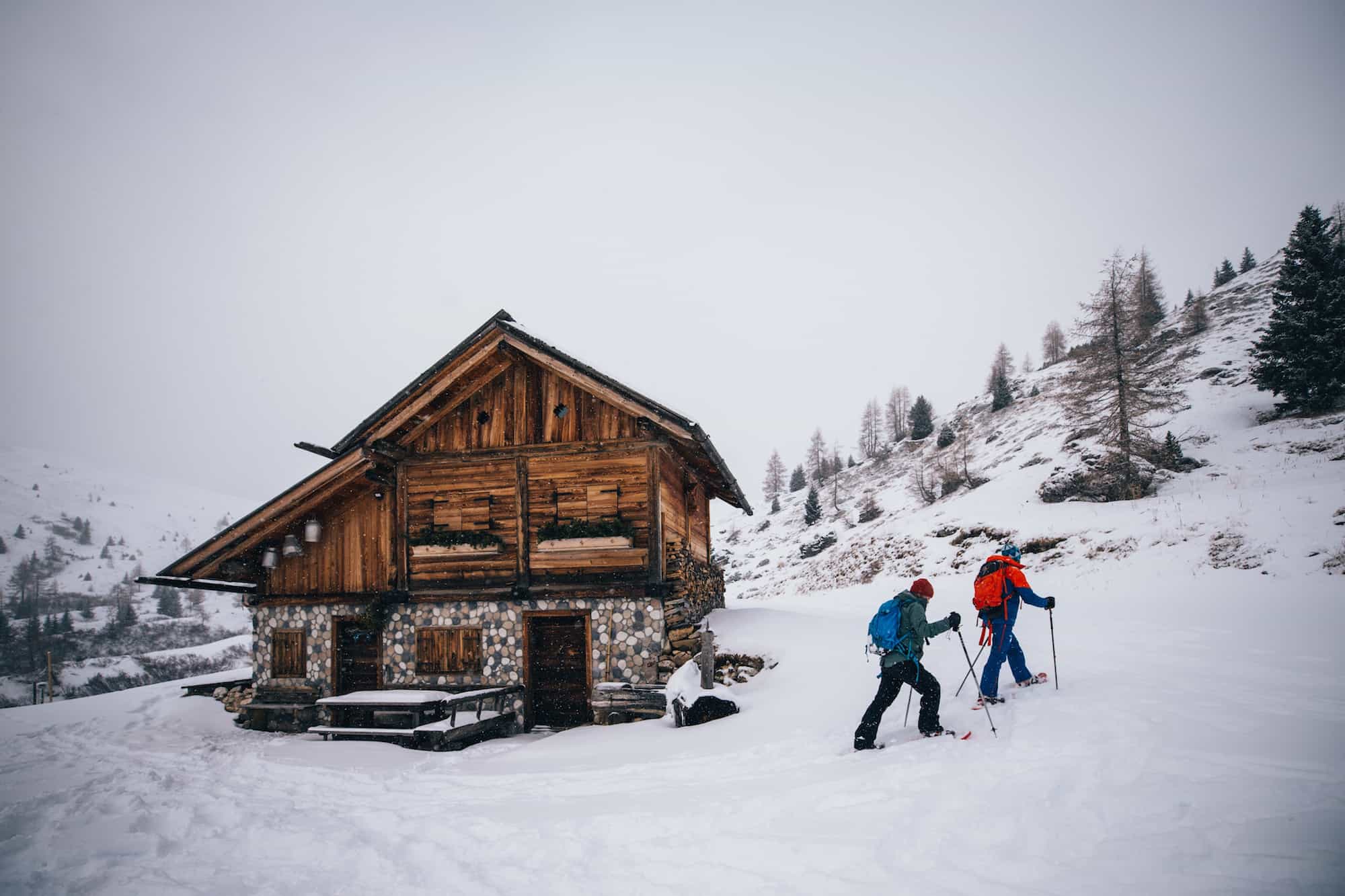 dolomites winter